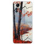 Senada Xiaomi Redmi Note 12S Uyumlu İle Uyumlu Kılıf Kamera Korumalı Silikon Desenli Resimli Kapak Sonbahar