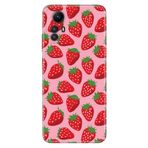 Senada Xiaomi Redmi Note 12S Uyumlu İle Uyumlu Kılıf Kamera Korumalı Silikon Desenli Resimli Kapak Tatlı Çilek