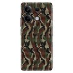 Senada Xiaomi Redmi Note 13 4G ile Uyumlu Kılıf Resimli Desenli Silikon X Kamuflaj