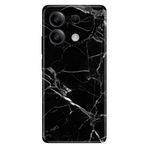 Senada Xiaomi Redmi Note 13 5G İle Uyumlu Kılıf Resimli Silikon Desenli Mermer Siyah