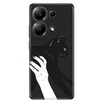 Senada Xiaomi Redmi Note 13 Pro 4G İle Uyumlu Kılıf Desenli Baskılı Silikon Sanat Kedi
