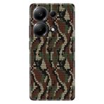 Senada Xiaomi Redmi Note 13 Pro 4G ile Uyumlu Kılıf Resimli Desenli Silikon X Kamuflaj