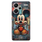 Senada Xiaomi Redmi Note 13 Pro Plus 5g ile Uyumlu Kılıf Baskılı Silikon 05MickeySmile1111