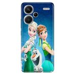 Senada Xiaomi Redmi Note 13 Pro Plus 5g ile Uyumlu Kılıf Baskılı Silikon ElsaAnnaOlaf