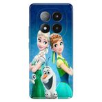 Senada Xiaomi Redmi Note 14 Pro Plus ile Uyumlu Kılıf Desenli Cover Silikon ElsaAnnaOlaf