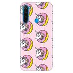 Senada Xiaomi Redmi Note 8 İle Uyumlu Kılıf Desenli Baskılı Silikon Unicorn Donut