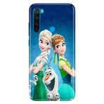 Senada Xiaomi Redmi Note 8 ile Uyumlu Kılıf Resimli Desenli Silikon ElsaAnnaOlaf