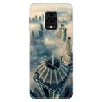 Senada Xiaomi Redmi Note 9 Pro İle Uyumlu Kılıf Desenli Baskılı Silikon Dubai Manzara