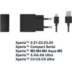 Senal Store Sony Xperia Şarj Cihazı Aleti ve Kablosu Z Z1 Z2 Z3 Z4 Z5 M5 E5 x - Beyaz - 34
