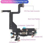 Senastore İphone 13 Pro Uyumlu Şarj Soketli Mikrofon Film Flexi Bordu - Pembe