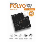 senavia farkınızı yansıtın K-13 Karo Folyo Kendinden Yapışkanlı Zemin Fayans Banyo Duvar Kaplama Suya Dayanıklı 30x30CM