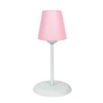 Şenay Aydınlatma Masa Lambası Kumaş K.Abajur-Pembe
