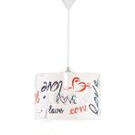 Şenay Aydınlatma Sarkıt Beyaz Love Silindir PVC Avize