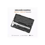 SENBANG 150 mm Mekanik Kumpas 0.02 mm Hassasiyet – Paslanmaz Çelik Sürgülü Manuel Kumpas Kutulu