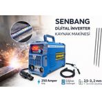 SENBANG 250 Amper Dijital İnverter Kaynak Makinesi – MMA 250A Elektrot Kaynağı 2,5 / 3,2 mm