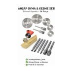 SENBANG Dremel Uyumlu Ahşap Oyma ve Kesme Seti 14 Parça – Döner Testere Diski ve Oyma Uçları