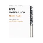 Senbang Hss Matkap Ucu 16 Mm Siyah Beyaz 1 Adet Yüksek Hız Çeliği Metal Delme Ucu