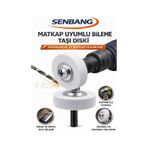SENBANG Matkap Uyumlu Bileme Taşı Diski – Metal, Bıçak ve Matkap Ucu Bileme Parlatma Taşlama Aparatı