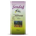 Şendağ - Soğuk Sıkım Natürel Sızma Zeytinyağı - 5 Litre Teneke