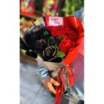 Senden Önce Senden Sonra Gül Buketi Yüksek Kalite Kadife Gül Sevgiliye Eşe Doğum Günü Hediyesi