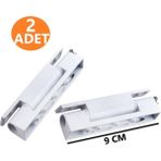ŞENEL Yapı Market 2 ADET Pvc Pimapen Pencere Menteşesi 9 CM Metal Beyaz