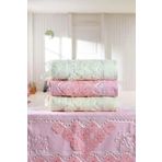 ŞENER HOME 4'lü Dantelli Güpürlü Iğne Oyası %100 Pamuklu 50x90cm El Ve Yüz Havlu Seti