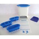 Şengül Kozmetik Mutfak Yardımcısı Multipress Mavi D203 + 3 Parça Kesim Hamur Presi