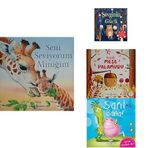 Seni Seviyorum Miniğim,Sevginin Gücü,Doğanın Eşsiz Hikayeleri 2 - Küçük Meşe Palamudu,Sarıl Bana-4 Kitap Set