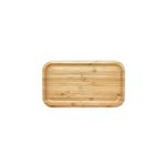 Senin Dükkanın Bambu Dikdörtgen Sunum Tabağı - Yağdanlık Altlığı- Servis Tabağı 24 Cm X 12 Cm ( Dikdörtgen)