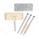 Senin Dükkanın Spin Mop Tablet Mop Markasına Uyan Yedek Palet + Sap + 1 Bez