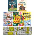 Şeniz Baş 5 Kitap/yeryüzünün Ilk Adası+Tatlı Rüyalar Fabrikası+Canavar Olmanın+Kuyruklu Bir Mucize + Mat. Öğreten Cetvel