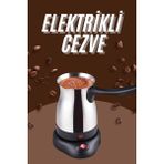 Senka Mey Ithalat® Çelik Kahve Makinesi Cezve 800 Watt Paslanmaz Çelik Türk Kahvesi Makinesi