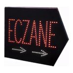 Senka Powermaster PM-28338 Eczane Smd LED Tabelası Sağ Ok Yönlü Kırmızı-Beyaz Suya Dayanıklı 345X465MM