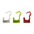 Senkron Seals Plastik Asma Kilit Mühür - Plastik Güvenlik Mühür -Tek kullanımlık mühür- 45 mm / 100 Adet - Beyaz