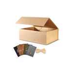 ŞENKUTU MATBAA AMBALAJ TASARIM 30x21x10 Cm Hediye Kutusu Mıknatıslı Mukavva Kutu Kraft Renk