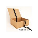 ŞENKUTU MATBAA AMBALAJ TASARIM KRAFT NATURAL MUKAVVA HEDİYE KUTUSU 35X25X10CM ŞENKUTU MATBAA AMBALAJ TASARIM.COM