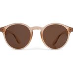 Senlites Ragna Ecru Unisex Şeffaf Kahverengi Polarize Oval Güneş Gözlüğü - Açık Kahverengi