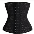 Senmed Kadın Latex Korse - 3XL - Siyah