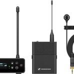 Sennheiser EW-DP ME4 SET (Q1-6) Taşınabilir Dijital UHF Kablosuz Mikrofon Sistemi, ME4 Takmalı Mikrofon, Böbrek Karakteristik - Siyah (700020)