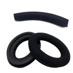 Sennheiser HD598 HD598 CS HD598SE HD 598 SR HD518 HD558 HD595 HD599 HD569 HD579 Uyumlu Siyah Kulaklık Pedi Ve Kafa Bandı