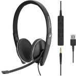 Sennheiser SC 165 USB-C Siyah Headset Saç Bandı Kulaklık