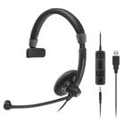 Sennheiser SC 45 USB MS Siyah Headset Saç Bandı Kulaklık