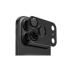 Senon Apple iPhone 17 Pro İçin Zore CL-21 Karbon Kamera Lens Koruyucu (Siyah)