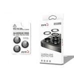 Senon Apple iPhone 17 Pro Max İçin Zore CL-12 Premium Safir Parmak İzi Bırakmayan Anti-Reflective Kamera Lens Koruyucu (Titanyum-Gri)