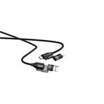 Senon Go Des GD-UC831 4in1 PD Çoklu USB-A + Type-C to Type-C + Lightning Şarj ve Data Kablosu 65W 1.2M Çok Amaçlı Şarj Kablosu