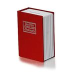 Senon Kitap Görünümlü Kumbara Gizli Para Kasası Kitap Kumbara (Bordo, Büyük)