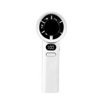 Senon M11 Dijital LED Göstergeli Portatif Fan Mini Vantilatör Soğutucu El Fanı (Beyaz)