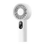 Senon SN01 Dijital LED Göstergeli 5 Kademeli Portatif Soğutucu El Fanı (Beyaz)
