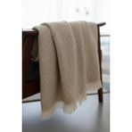 Senpai Pamuklu Bohem Koltuk Çekyat Berjer Örtüsü Şalı | Tekli Üçlü Kanepe Kılıfı | Çift Taraflı Terletmez 170X210 | Bej - 170 x 210 cm
