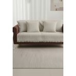 Senpai Pamuklu Koltuk Örtüsü 170X210 cm Tekli&üçlü Koltuk,çekyat ve Berjer Için | Krem - 170 x 210 cm